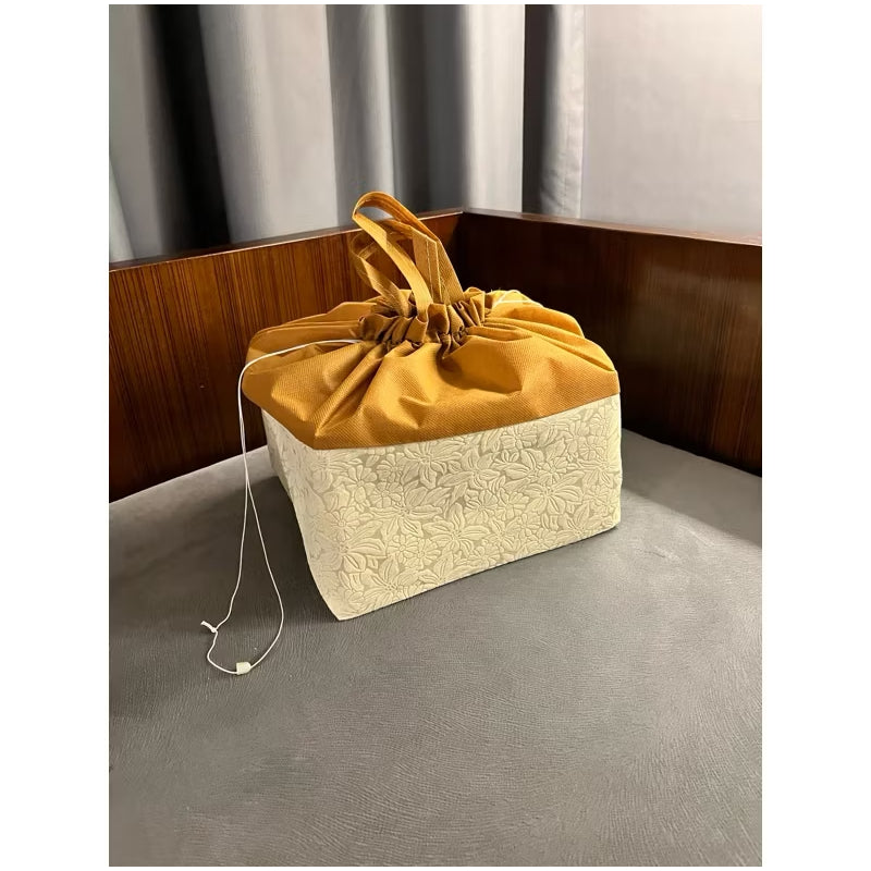 HR-Tas Hajatan EMBOS SERUT 22x22 Tinggi 30 cm Nasi Kotak Tempat Belanja Goodie Bag Rice Box