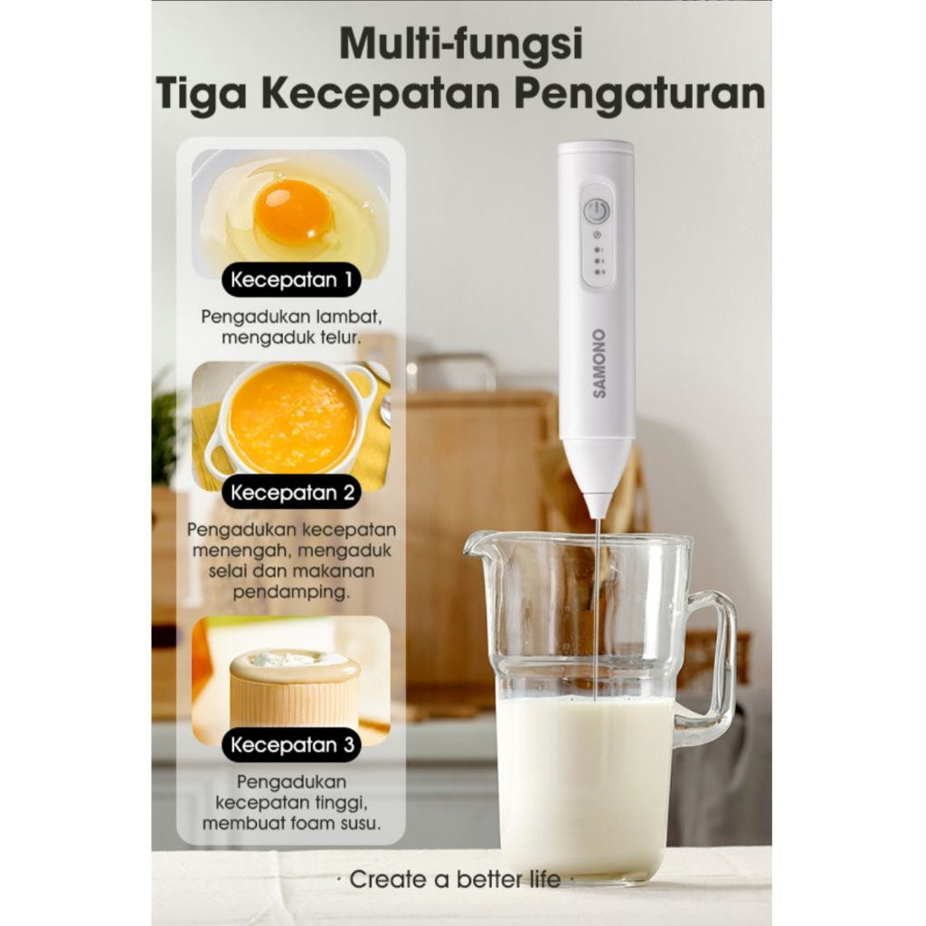 Pekanbaru Hand Mixer Samono Sw-Mfb30 Portable Mixer Tangan Samono