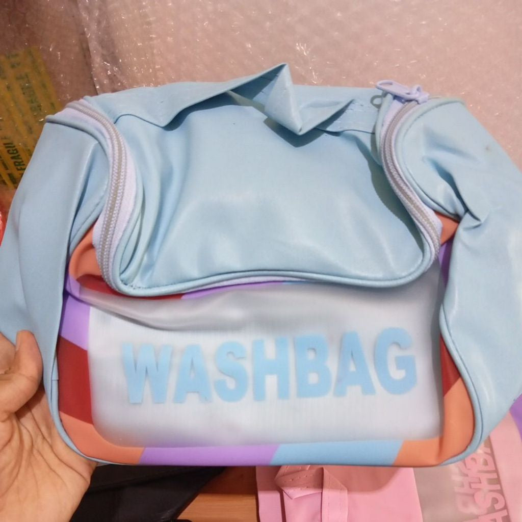 Pekanbaru Tas Kosmetik Washbag Travel Pouch Make Up Organizer Transparan