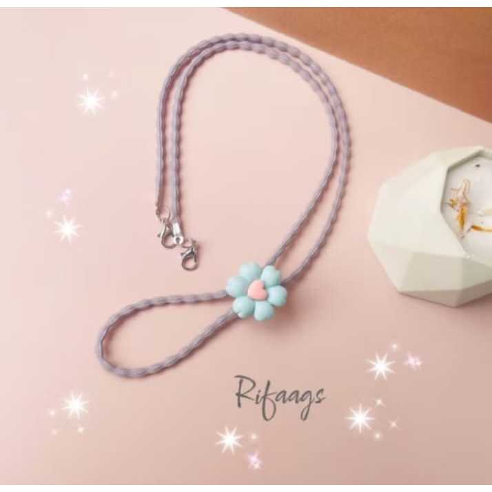 [YL] Strap Masker 2 in 1/ Kalung Masker / Kalung Gantungan Masker Multifungsi Bisa dipakai utk Hijab / Strap Masker Pita/Kalung Masker Hijab 2 in 1 Stap Masker Elastis Konektor Masker Boba
