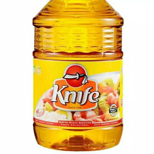 Pekanbaru Knife Peanut Oil / Minyak Kacang Cap Pisau Repack 250Ml 500Ml (Instan Only)