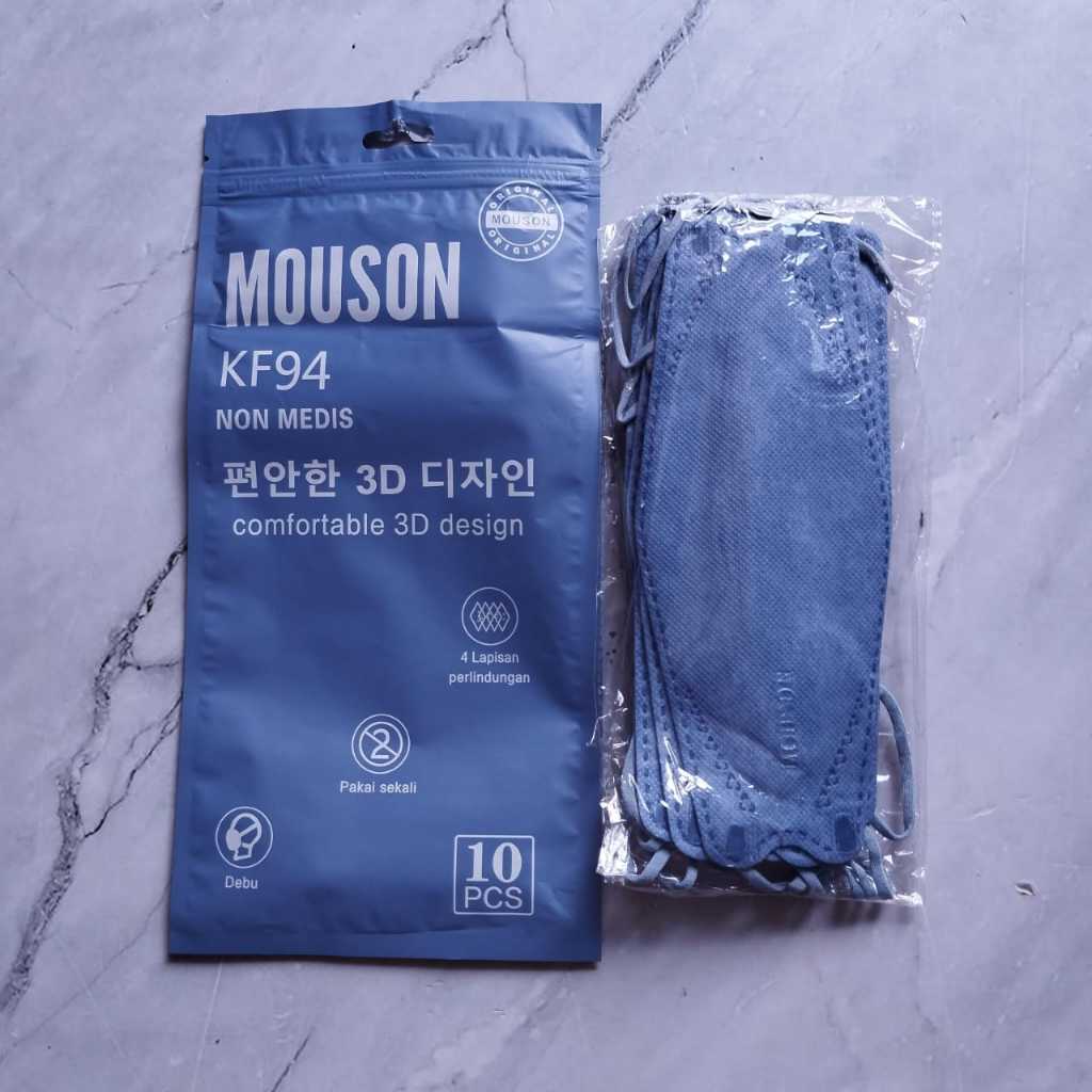 Masker KF94 1 Pak  Isi 10 pcs Masker Earloop Disposable Face Mask Masker Kesehatan Korea