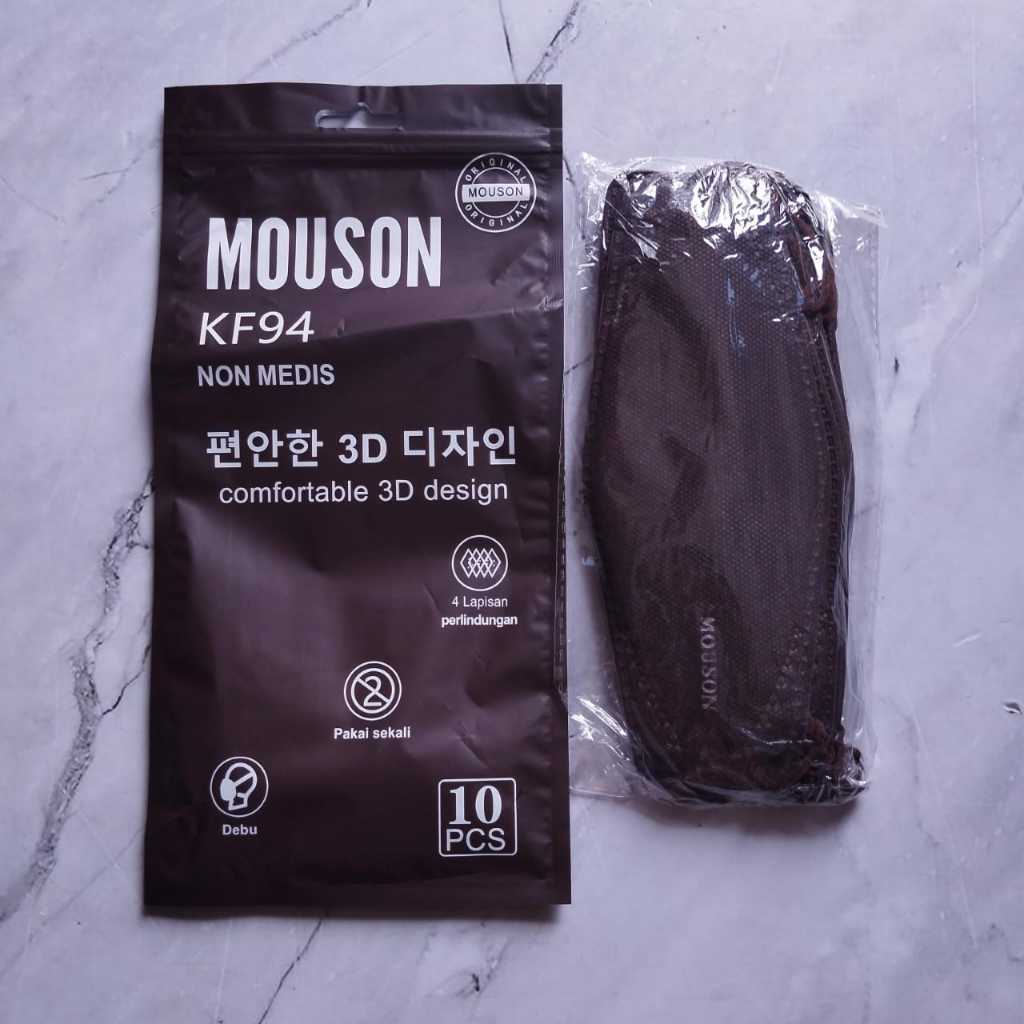 Masker KF94 1 Pak  Isi 10 pcs Masker Earloop Disposable Face Mask Masker Kesehatan Korea