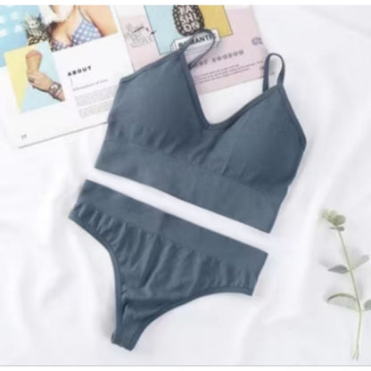 Pekanbaru Pakaian Wanita Sport Bra Set