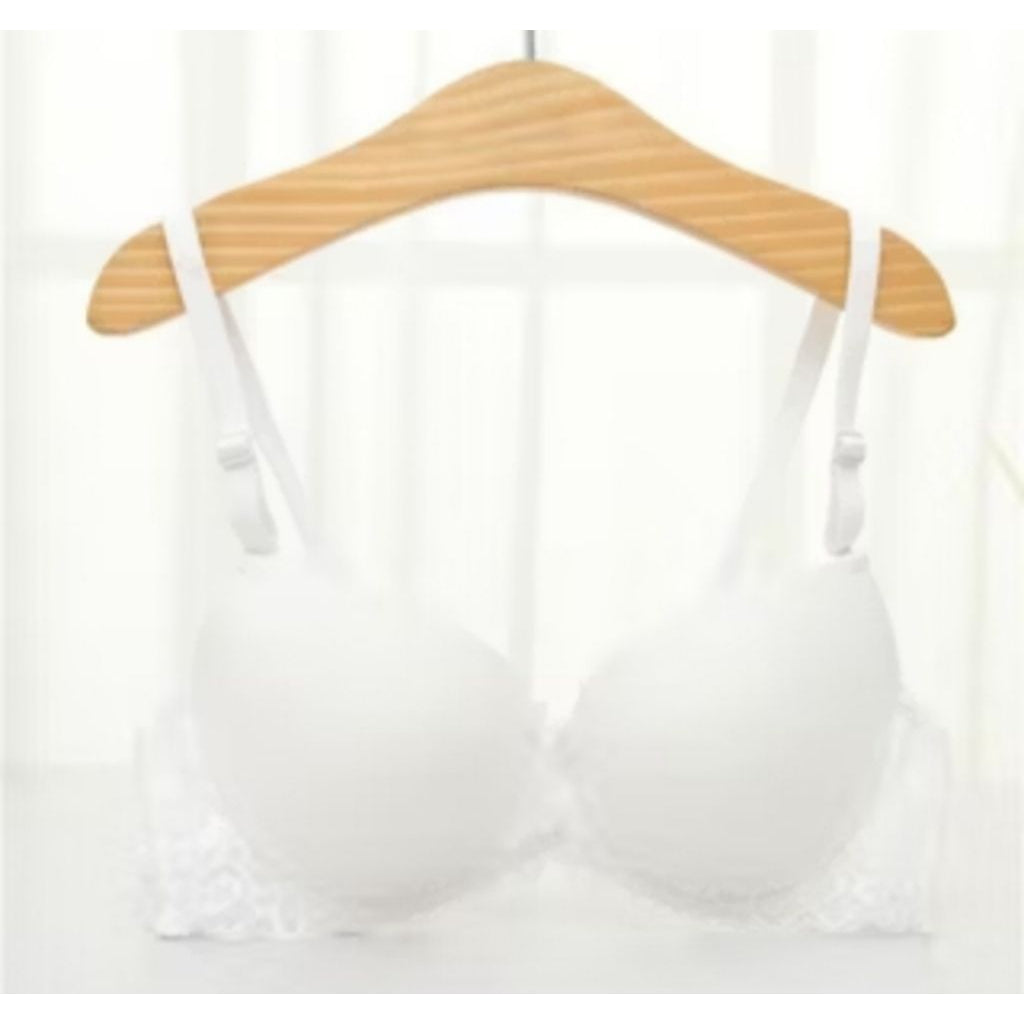 Pekanbaru Bra / bh wanita warna  Putih Renda Kawat