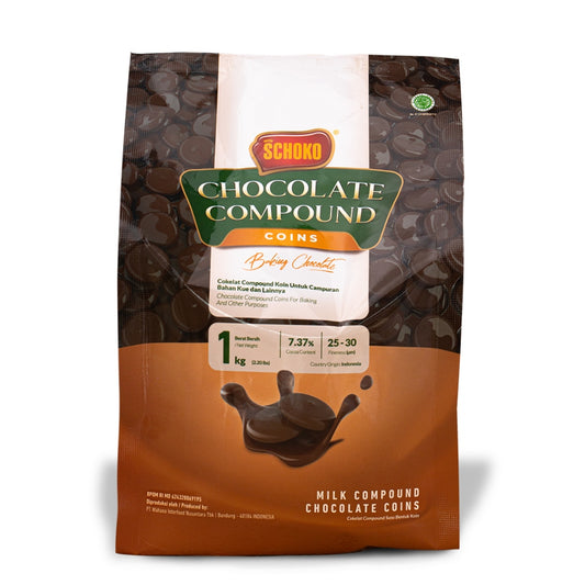 Pekanbaru Schoko Compound Chocolate Coins Berbagai Variant 250Gr Repack