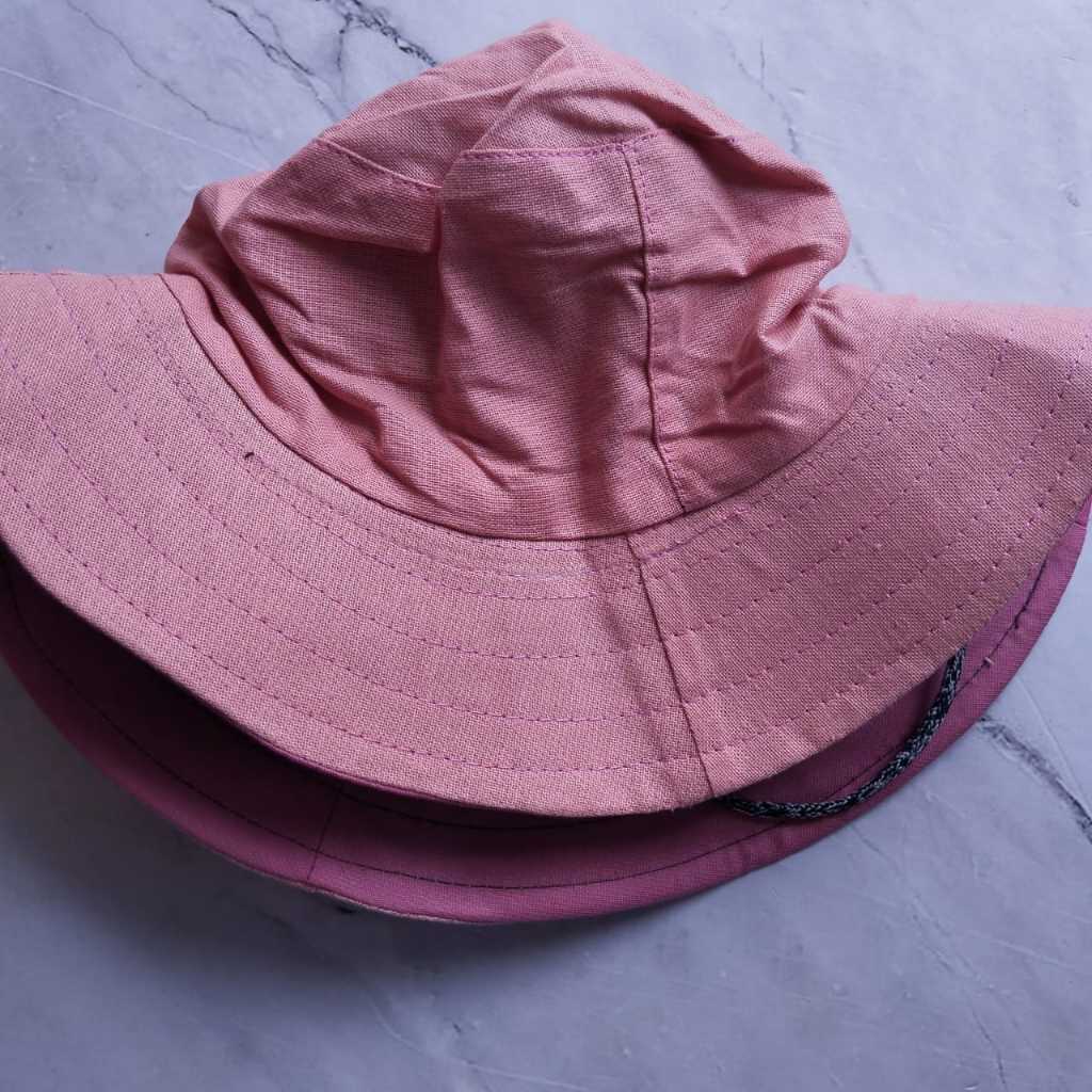HR-Topi Rimba Gunung Tactical Hiking Outdoor Pria Wanita Dewasa Bahan Drill Anti Panas UV Topi Gunung