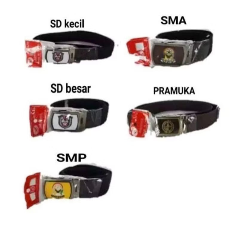 HR-Gesper Anak Sekolah SD SMP SMA PRAMUKA / Ikat Pinggang Anak Sekolah Pelajar