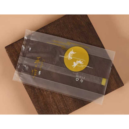Pekanbaru Plastik Mooncake / Kue Bulan Non-Seal Motif Happy Mid Autumn Festival Berbagai Ukuran Per Pack