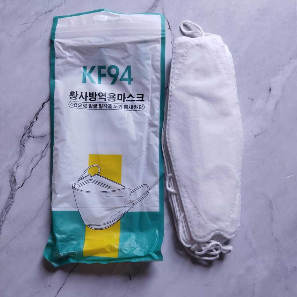 Masker KF94 1 Pak  Isi 10 pcs Masker Earloop Disposable Face Mask Masker Kesehatan Korea