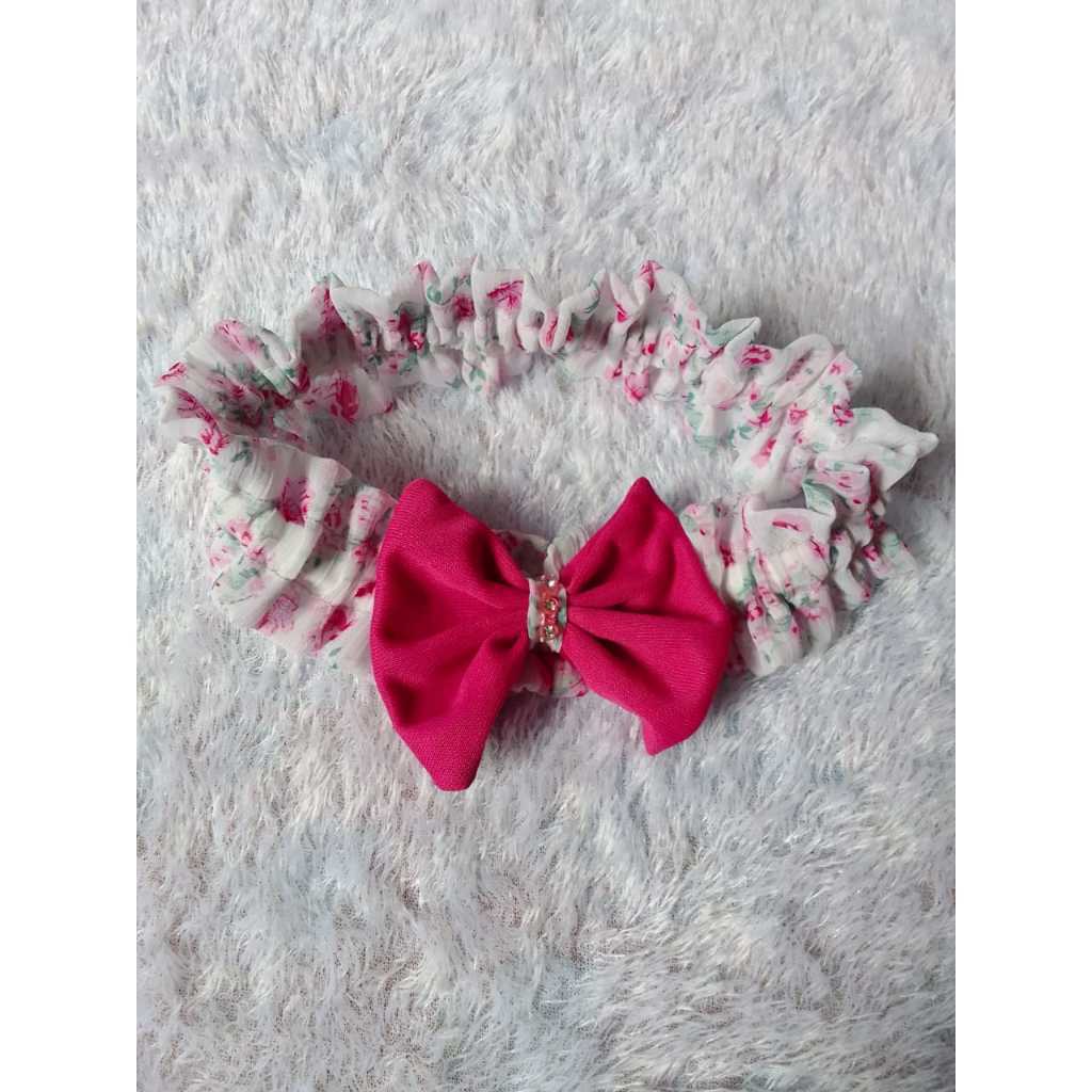 Bandana bayi / headband anak premium 0-2 tahun / bandana anak perempuan pita