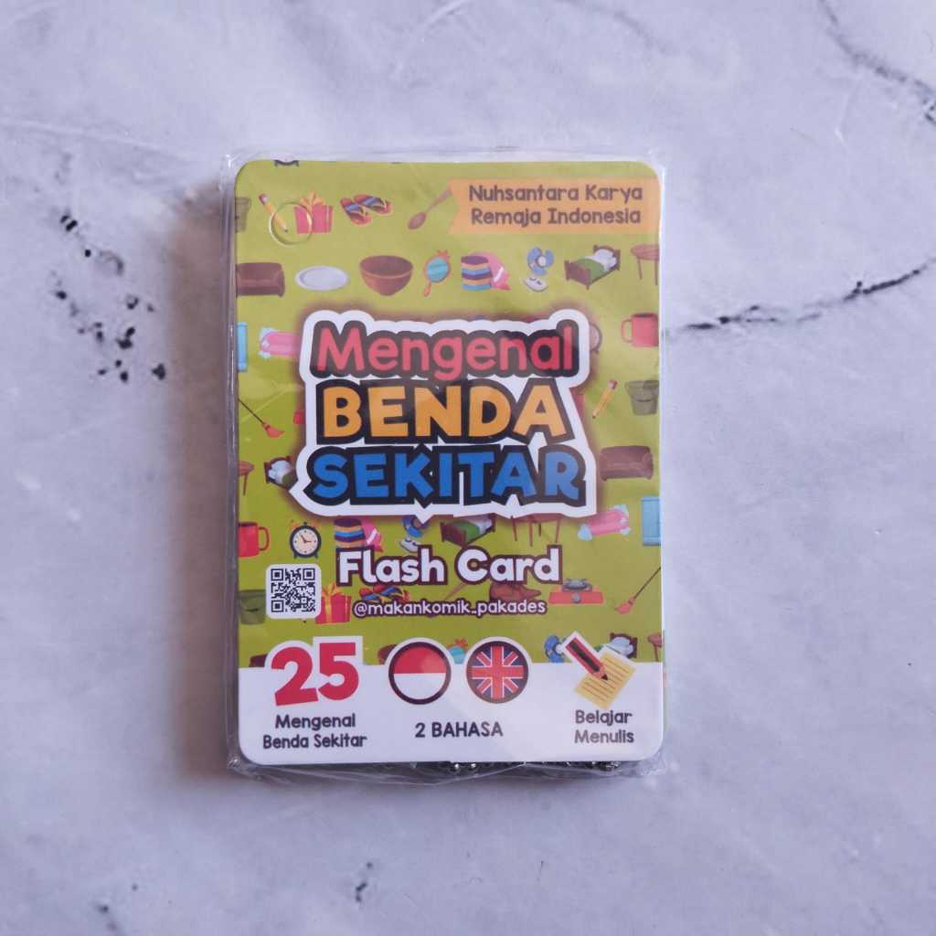 (YL) Flash Card Mainan Edukasi Anak Kartu Belajar pintar anak Kemas Plastik