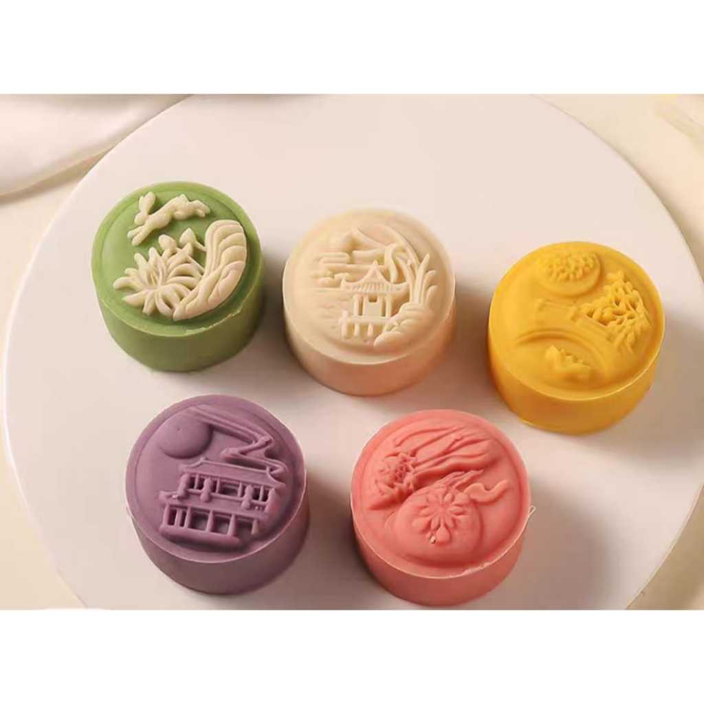 Pekanbaru Cetakan Mooncake / Kue Bulan Plastik 50Gr