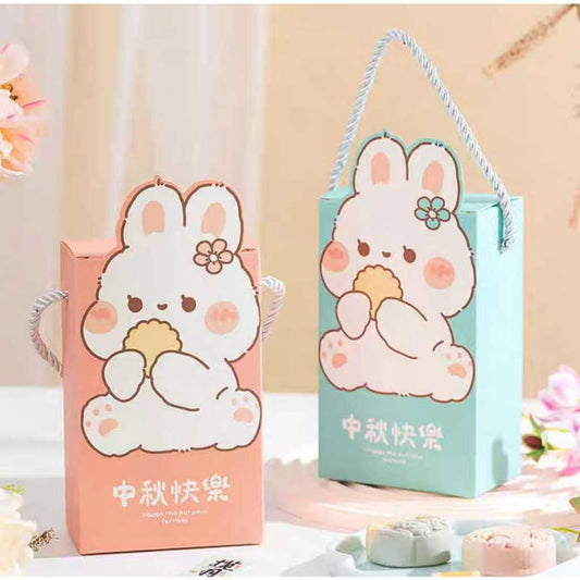 Pekanbaru Mooncake Hampers Box/ Kotak Kue Bulan Handle Tali Isi 2