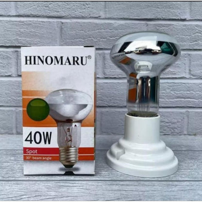 Pekanbaru Lampu Ayam Hinomaru / Lampu Penghangat Ayam / Lampu Pijar 25W 40W 60W
