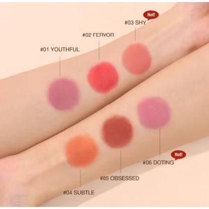 Pekanbaru O.Two.O Makeup Blush Stick Hydrating Glossy Lip & Cheek 6 Colors Beauty Cosmetics