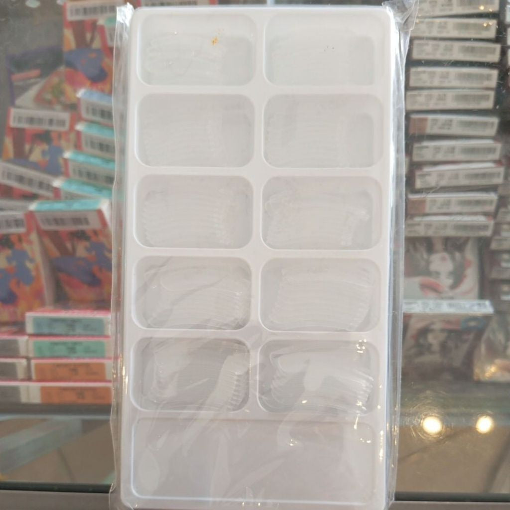 Pekanbaru Cetakan Polygel Isi 100Pcs/Kotak Cetakan Nail Tips For Finger Extention / Extension Mold