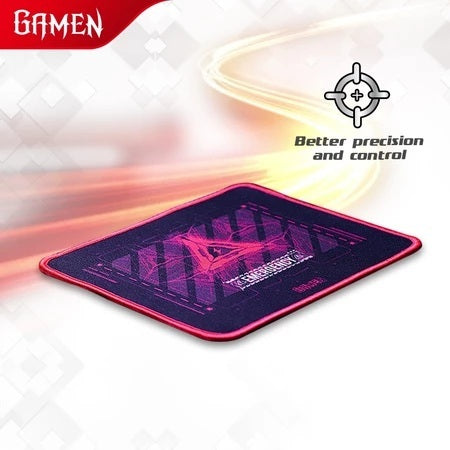 Pekanbaru Gamen Gp-S Mousepad Gaming Anti Slip 22X18 Cm With Soft Surface Tahan Aus Original