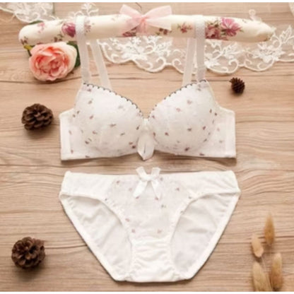 Pekanbaru Bra Set Cantik Bunga Kecil / Bh wanita