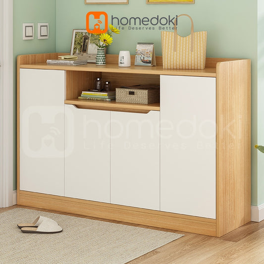 Pekanbaru Homedoki Lemari Dapur Minimalis / Kabinet Dapur / Rak Serbaguna / Lemari Piring / Lemari Multifungsi