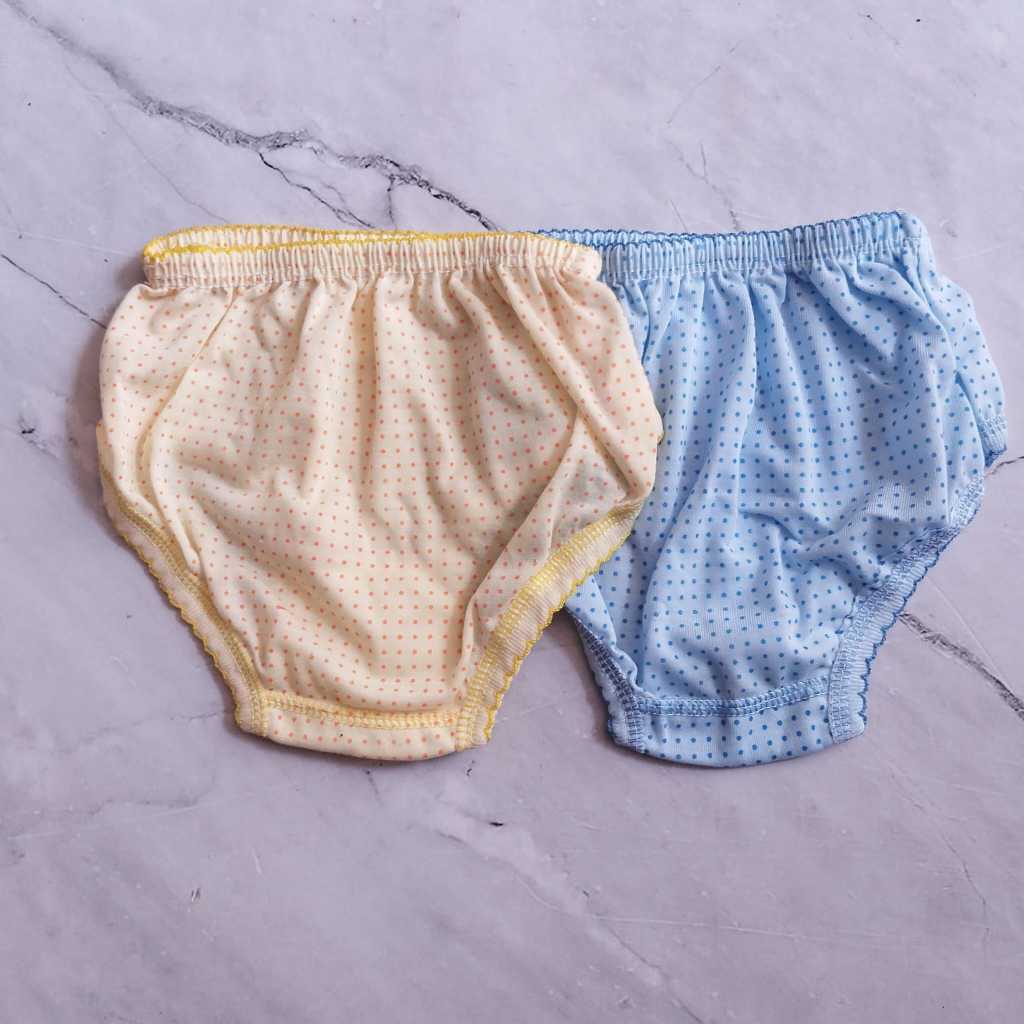 Celana dalam anak perempuan bahan kaos lembut motif polkadot Celana dalam anak perempuan strawberry