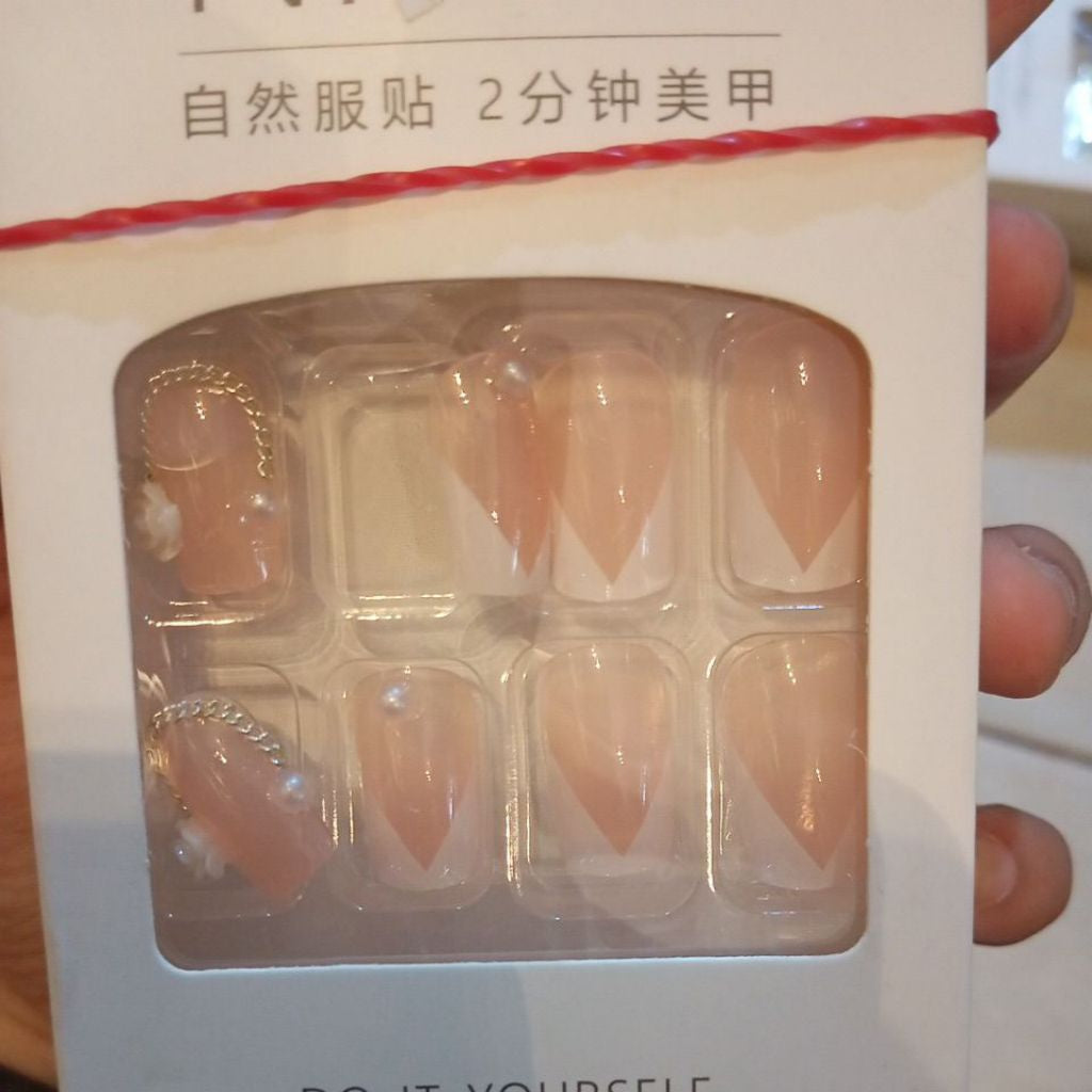 Pekanbaru (24Pcs)Kuku Palsu Premium Murah Free Lem