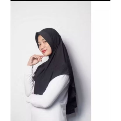Pekanbaru jilbab bergo Raisa hijab instant jersey / hijab sport pet Antern