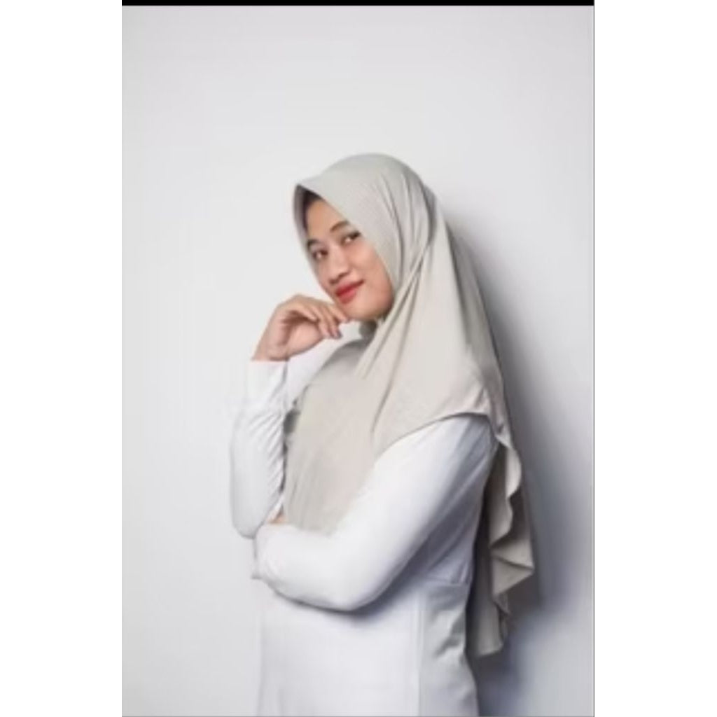 Pekanbaru jilbab bergo Raisa hijab instant jersey / hijab sport pet Antern
