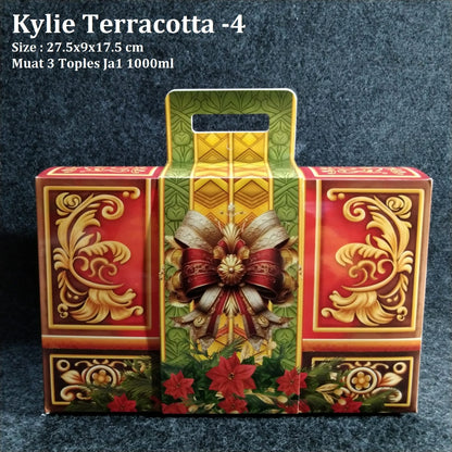 Pekanbaru Christmas Hampers Box / Kotak Hampers Natal Handle Kertas