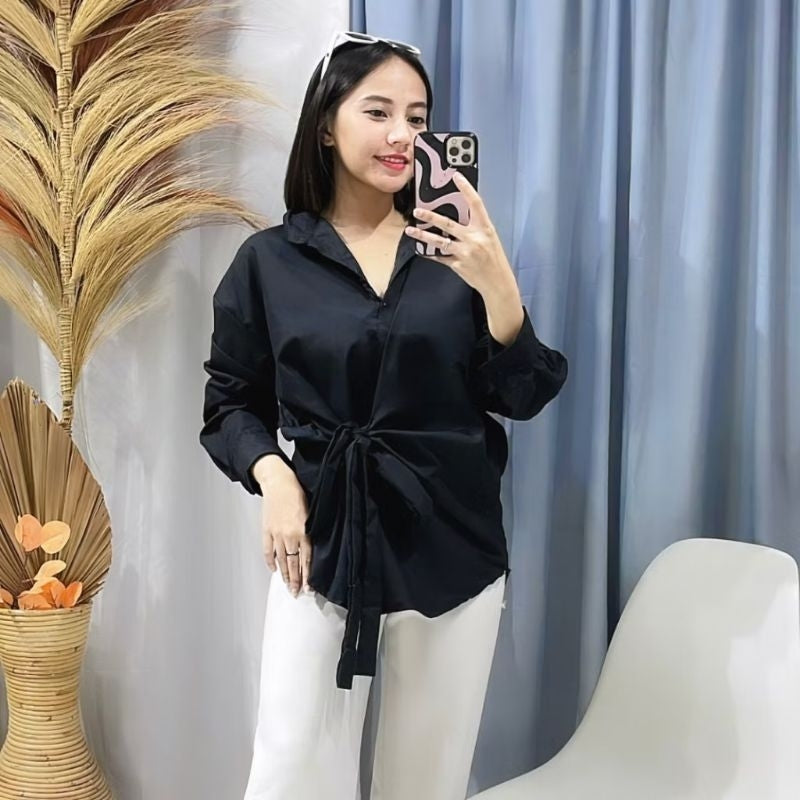 Pekanbaru Ec - Dexy Loose Oversize Shirt /Kemeja/Blouse