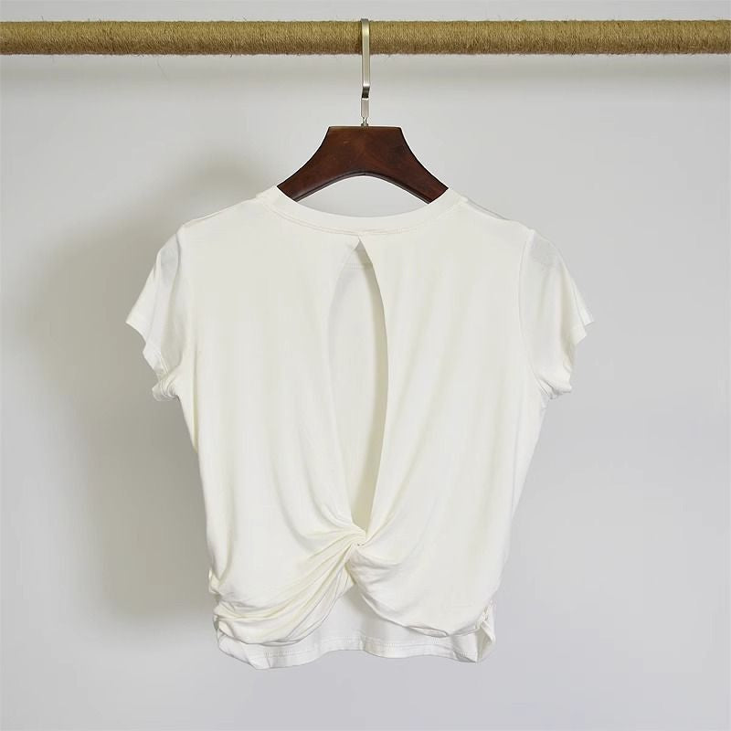 Pekanbaru JevyActive - WM007SS - Minji Top - Baju Olahraga Wanita - Baju Lengan Pendek