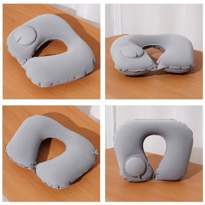 [SDW] pekanbaru/Bantal Leher Kepala Angin Pompa Otomatis Traveling Inflatable Neck Cushion Head