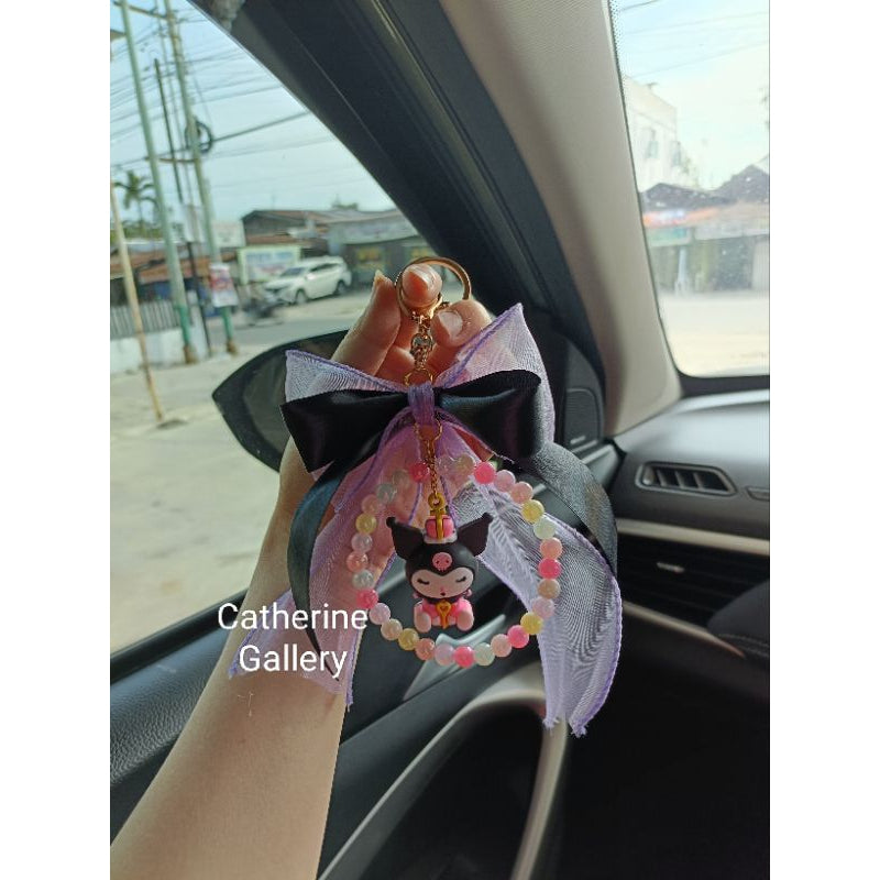 Pekanbaru Gantungan Kunci Pita Kuromi Sanrio