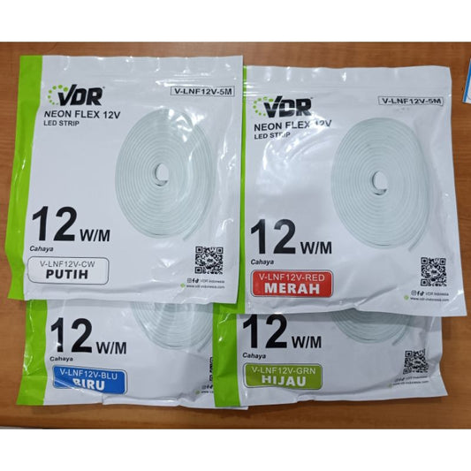 Pekanbaru Lampu Led Strip / Led Neon Flex 5 Meter Merk Vdr 12V