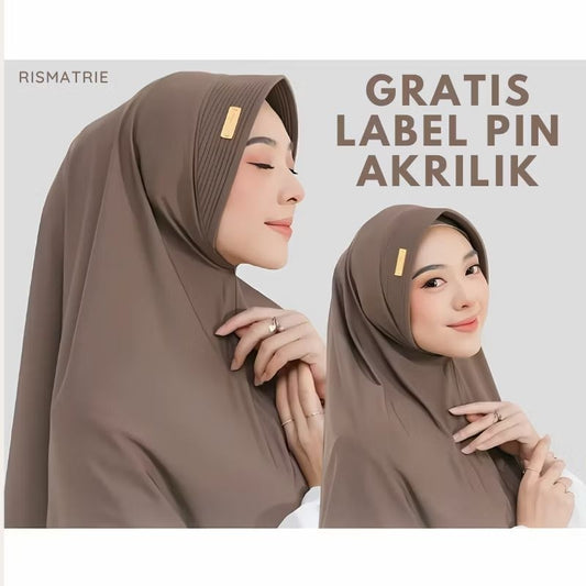 Pekanbaru Hijab Bergo Jersey Hamidah / Bergo Jersey Menutup Dada / Hijab Instan Jersey