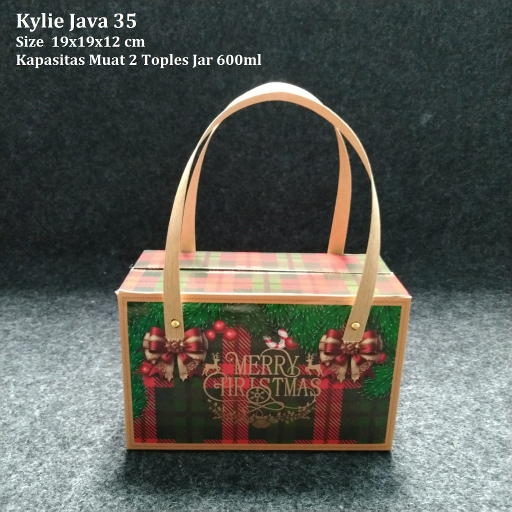 Pekanbaru Christmas Hampers Box / Kotak Hampers Natal Kylie Java