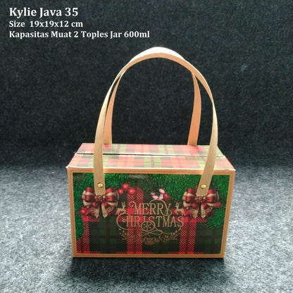 Pekanbaru Christmas Hampers Box / Kotak Hampers Natal Kylie Java