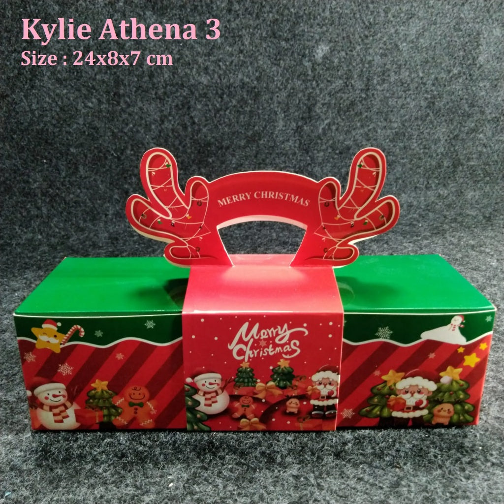 Pekanbaru Christmas Hampers Box / Kotak Hampers Natal Handle Kertas