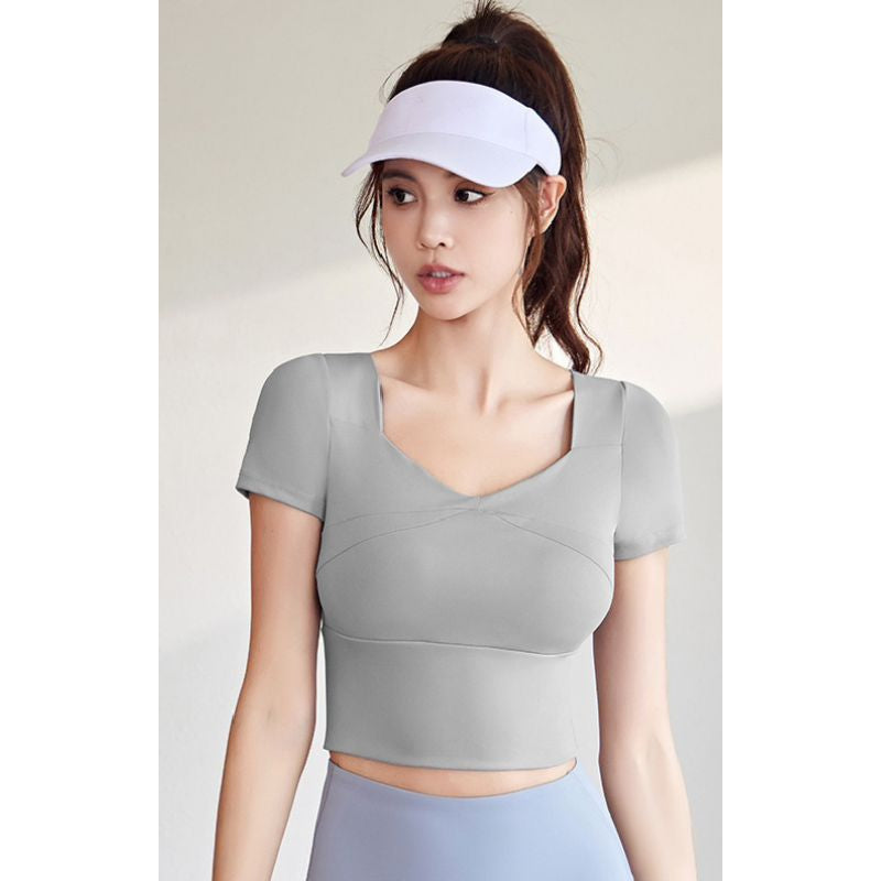 Pekanbaru JevyActive - WM002SS - Jeni Top - Baju Olahraga Wanita - Baju Lengan Pendek
