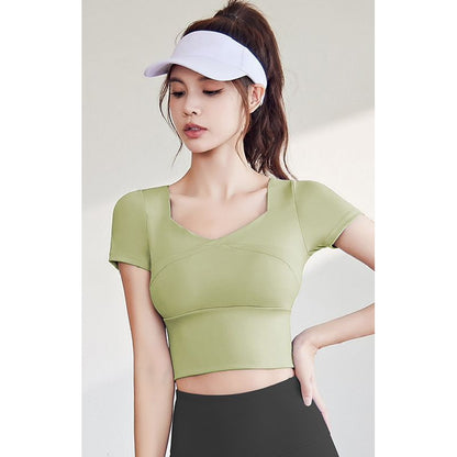 Pekanbaru JevyActive - WM002SS - Jeni Top - Baju Olahraga Wanita - Baju Lengan Pendek