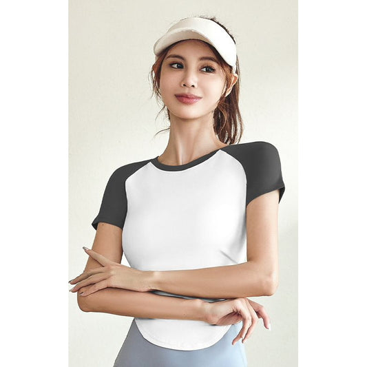 Pekanbaru JevyActive - WM003SS - Lisa Top - Baju Olahraga Wanita - Baju Lengan Pendek