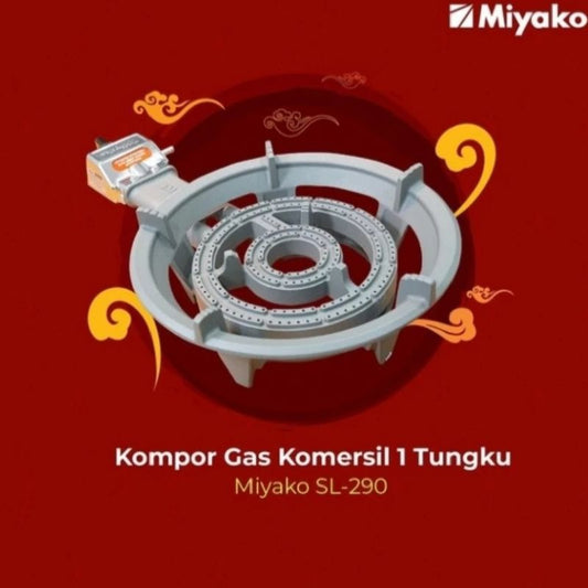 Pekanbaru Kompor Gas Miyako Sl-290 / Kompor Gas Api Seribu Miyako Sl 290 / Kompor Gas Komersil Tekanan Rendah