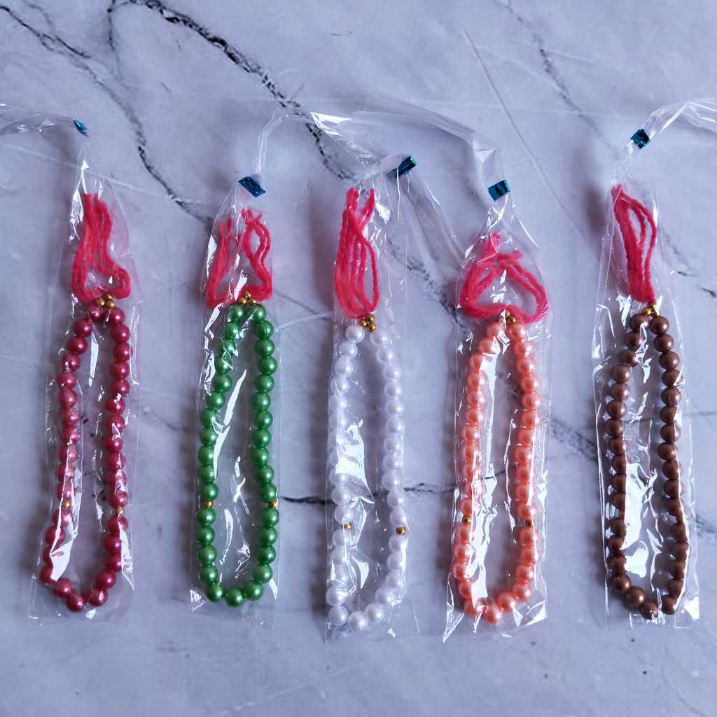 HR-[50 PCS] SOUVENIR TASBIH KAYU  33 BUTIR HARGA GROSIR/SOUVENIR HAJI/UMROH/PERNIKAHAN/AQIQAH
