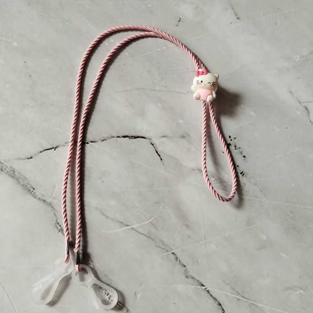 [YL] Strap Masker 2 in 1/ Kalung Masker / Kalung Gantungan Masker Multifungsi Bisa dipakai utk Hijab / Strap Masker Pita/Kalung Masker Hijab 2 in 1 Stap Masker Elastis Konektor Masker Boba
