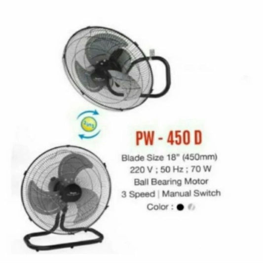 Pekanbaru Kipas Angin Maspion Pw-450D 18 Inch / Pw 450 D / Pw 450D