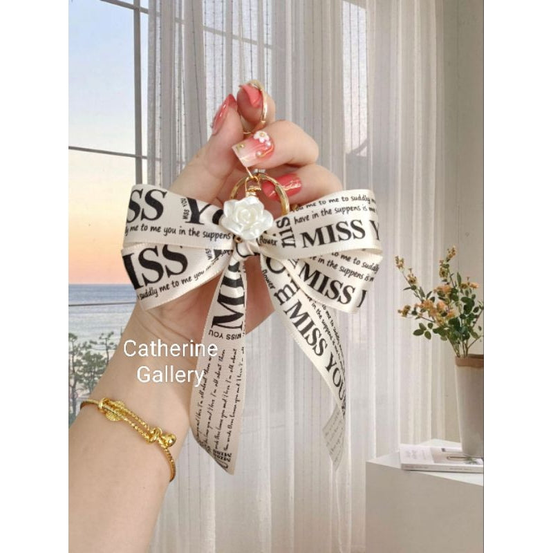 Pekanbaru Gantungan Kunci Pita Jinnie / Gantungan Tas Pita Jinnie