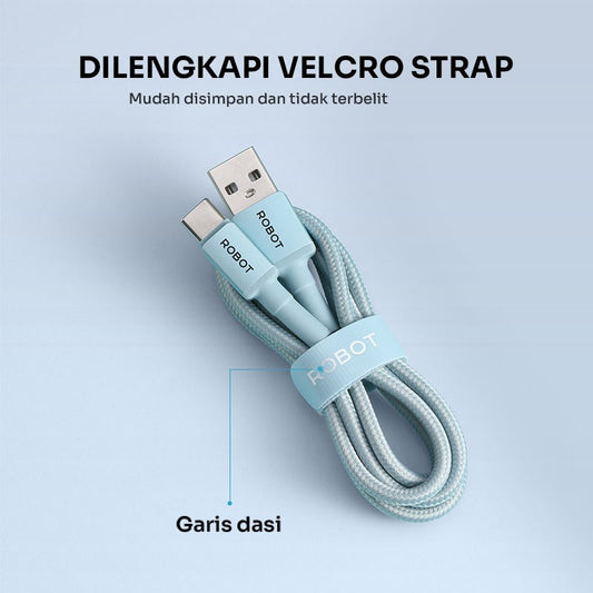 Pekanbaru Robot Kabel Data Rsc300 3A Micro Usb To Type C Original 300Cm / 3 Meter