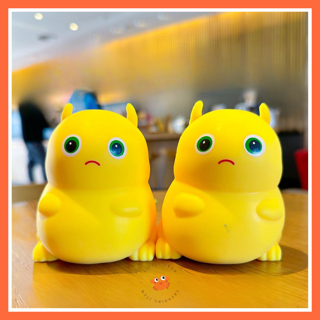 [littlecrab] Mainan Squishy Nailong Pencet Dino Kuning Stress Relief Squish Mainan Remas Gemoy