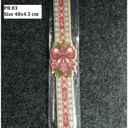 Pekanbaru Christmas Paper Belt / Pita Kertas Natal 48X4.5 Cm Per Pack