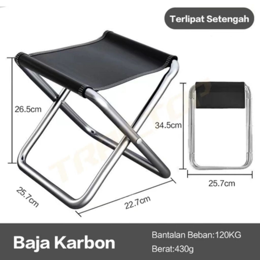 Kursi Lipat Mini Dan Portable Kursi Lipat Outdoor Kursi Lipat Kecil Bangku Lipat Beban 120kg
